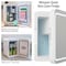 Home-Complete Skincare Fridge - 4L Mini Portable Fridge with 12V Charger by White 80-5207 - alternate 8